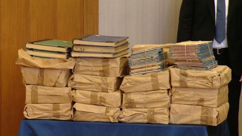 Dokumenti koje je srbijanska delegacija donijela na Pantovčak (Foto: Dnevnik.hr)