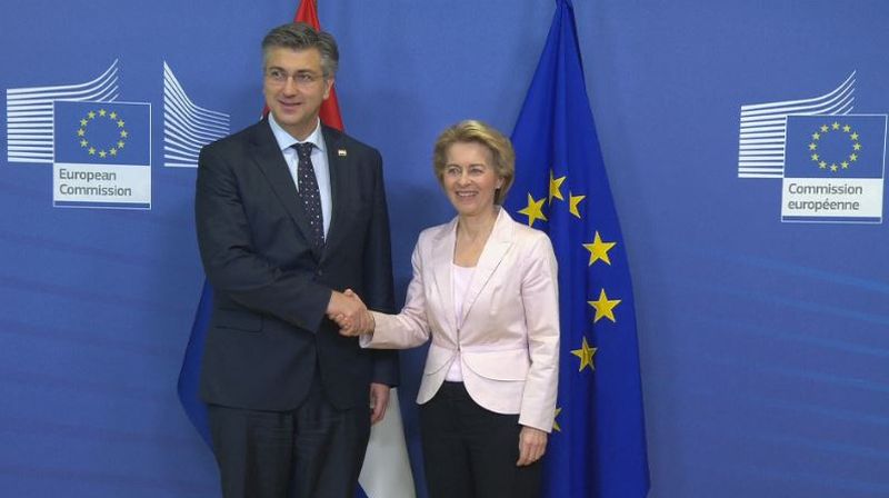 Andrej Plenković i Ursula von der Leyen