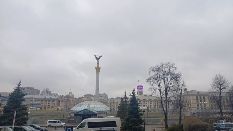 Fotografija iz Kijeva na dan početka ruske invazije