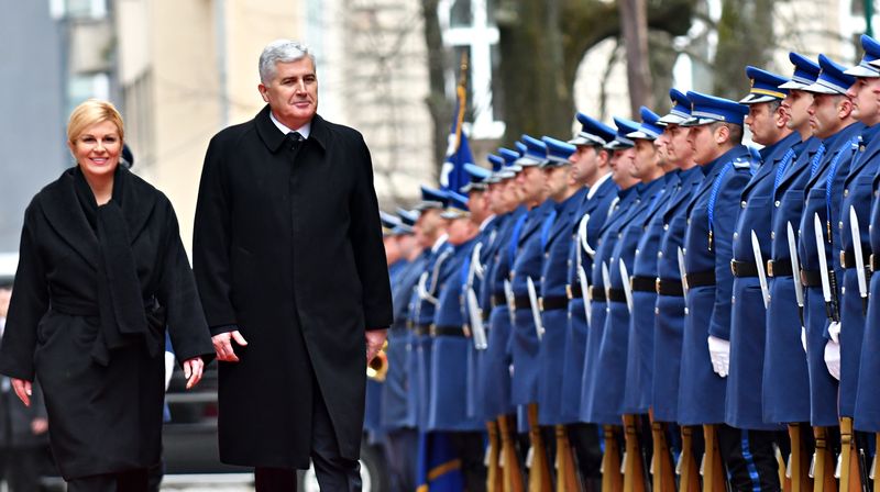Kolinda Grabar-Kitarović i Dragan Čović (Foto: AFP)