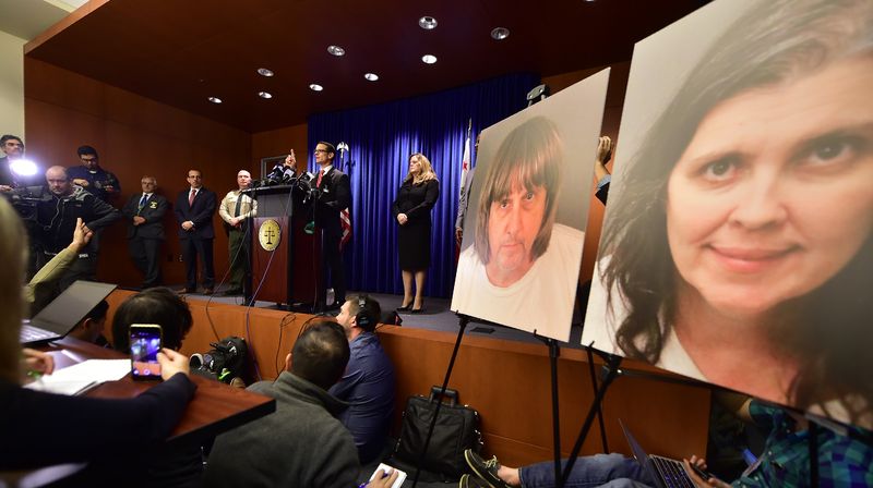 David i Louise Turpin optuženi su za zlostavljanje, mučenje i izgladnjivanje 13-ero djece (Foto: AFP)