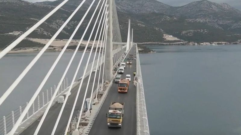 Testiranja Pelješkog mosta - 2