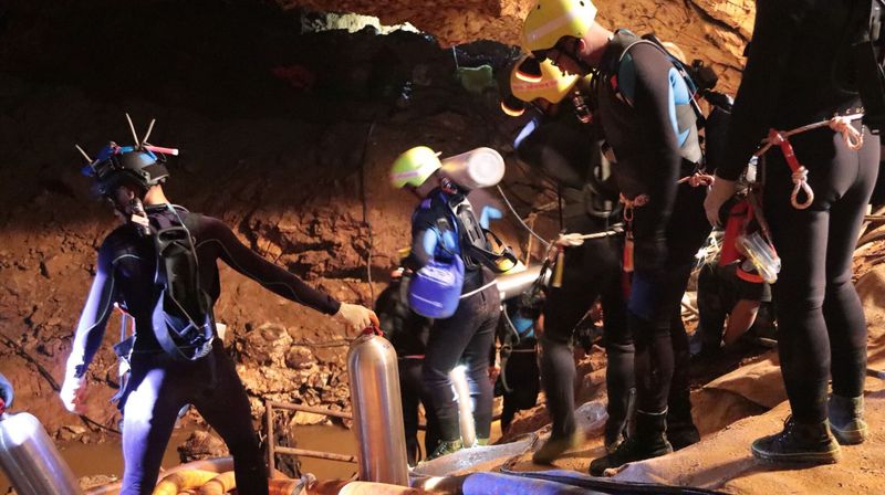 Čeka se početak akcije spašavanja na Tajlandu (Foto: AFP) - 1