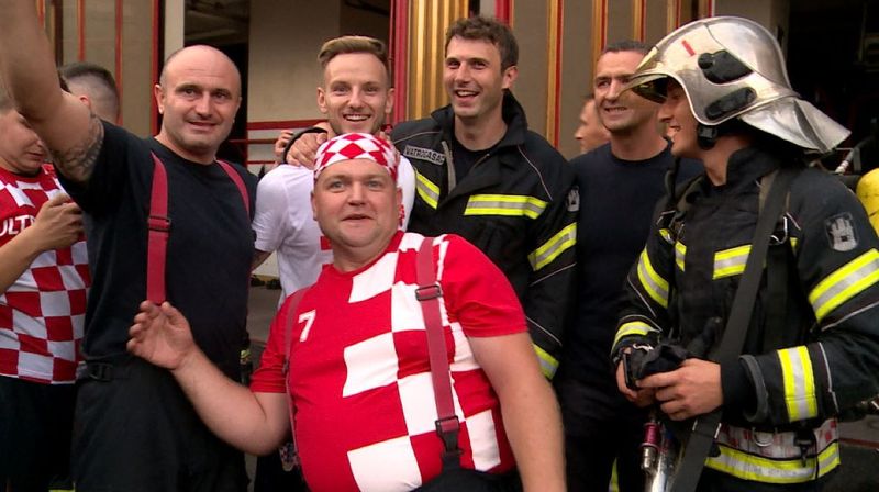 Vatreni u gostima kod vatrogasaca (Foto: Dnevnik.hr) - 1