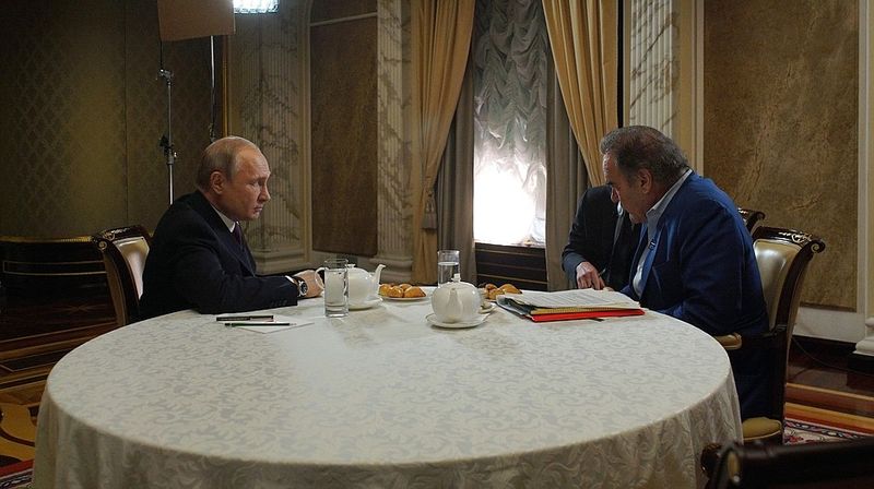 Vladimir Putin i Oliver Stone (Foto: kremlin.ru)