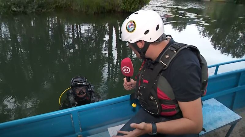 Nikica Spudić iz HGSS-a Karlovac i Domagoj Mikić