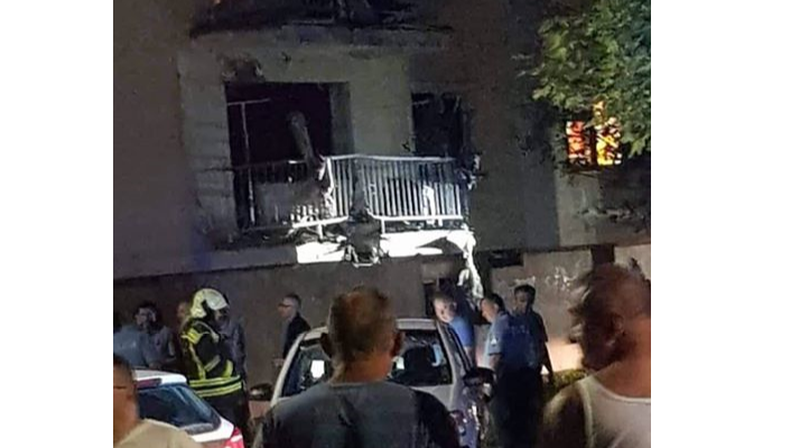 Eksplozija u Vinkovcima (Foto: čitatelj Dnevnik.hr)