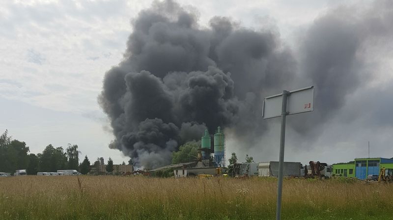 Požar u Grubišnom Polju (Foto: Elvis Lebinac)