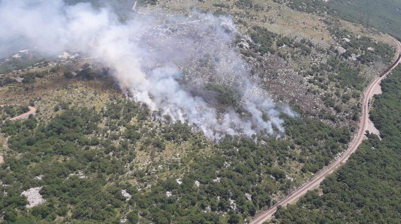 Požar kod Rijeke (Foto: PP NOS OS RH)