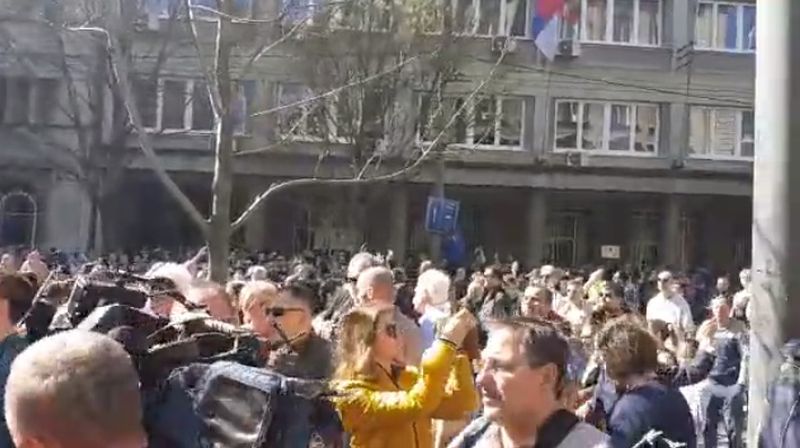 Prosvjed u Beogradu (Foto: Dnevnik.hr)