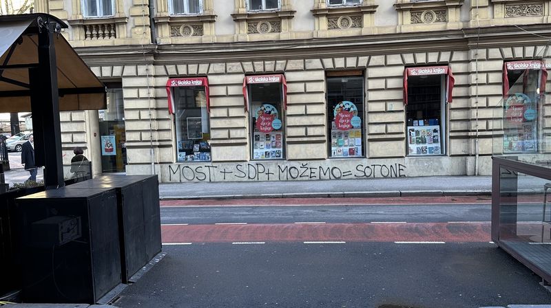 Grafit u Masarykovoj ulici u Zagrebu