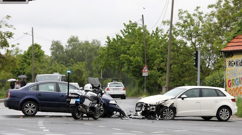 Prometna nesreća u Zagrebu (Foto: Ivan Rebic/PIXSELL - 1