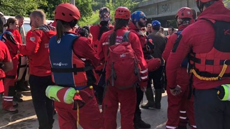 Akcija spašavanja u BiH (Foto: GSS Sarajevo)1