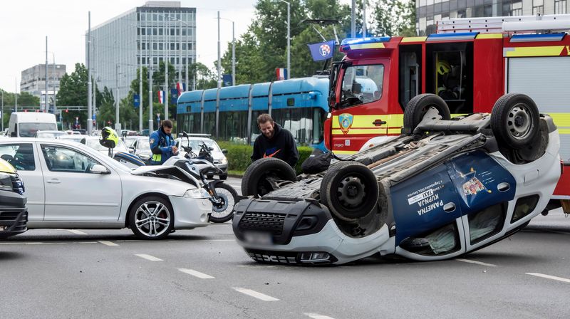 Prometna nesreća u Zagrebu