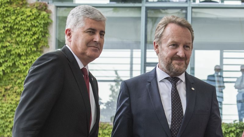 Dragan Čović i Bakir Izetbegović (Foto: Arhiva/AFP)