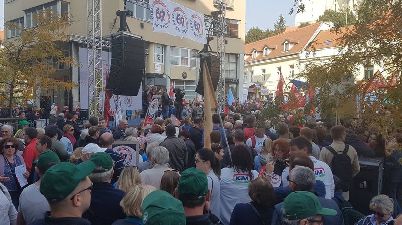 Prosvjed protiv mirovinske reforme (Foto: Dnevnik.hr)