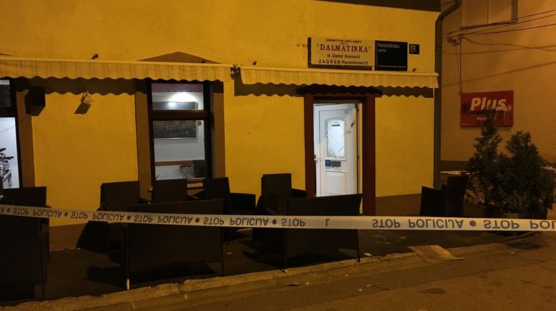 Mjesto napada na kafić pored NSB-a (Foto: Dnevnik.hr) - 1