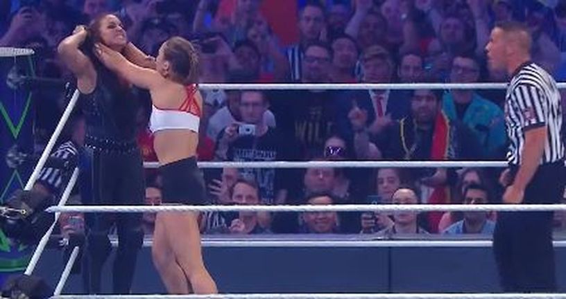 Debi Ronde Rousey u WWE-ju (Screenshot)