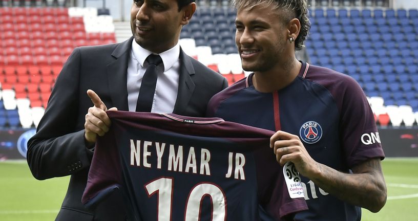 Nasser Al-Khelaifi i Neymar (Foto: AFP)