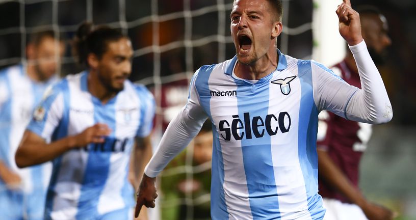 Sergej Milinković-Savić slavio gol za Lazio (Foto: AFP)