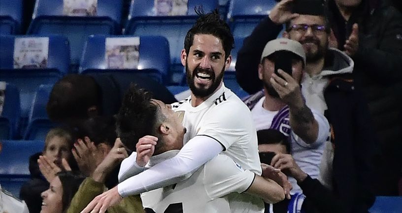 Isco i Brahim Diaz slave gol (Foto: AFP)