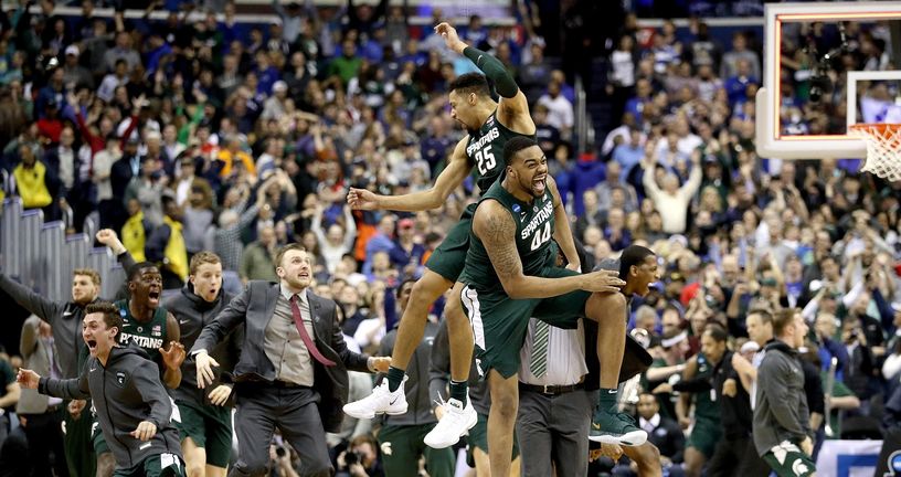 Slavlje Michigan Statea (Foto: AFP)