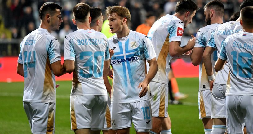 Slavlje Fruka i suigrača iz Rijeke