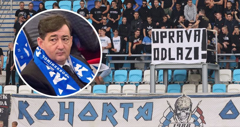 Lorinc Meszaros i Navijači Osijeka