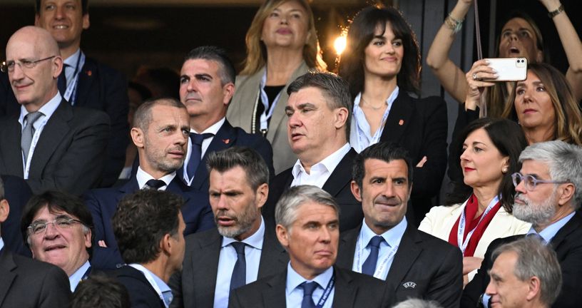 Aleksander Čeferin, Zvonimir Boban i Zoran Milanović