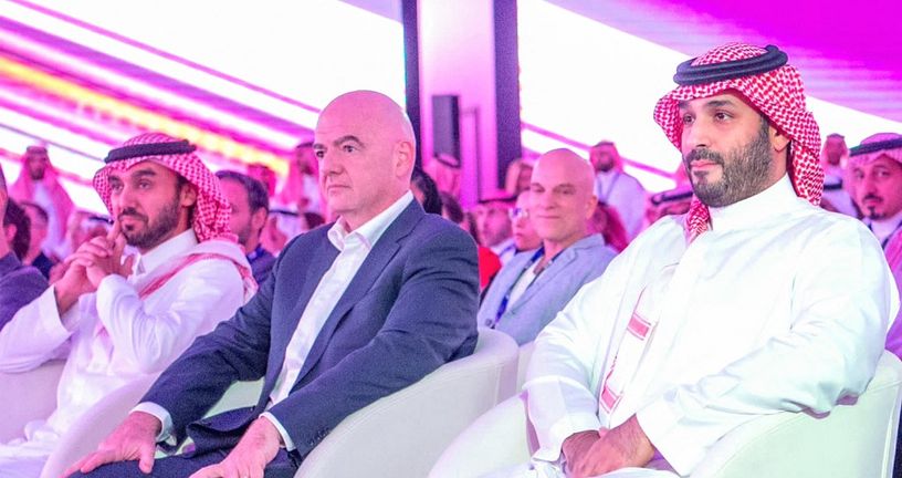 Gianni Infantino i Mohammed bin Salman
