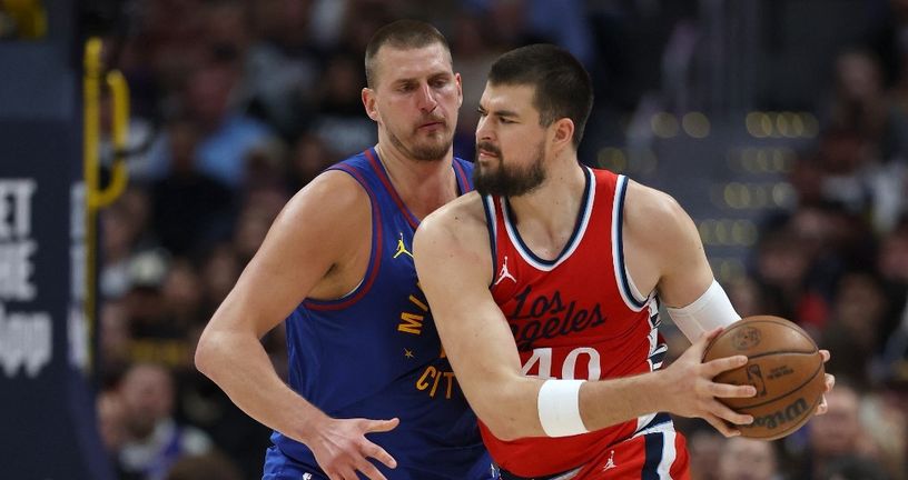 Nikola Jokić i Ivica Zubac