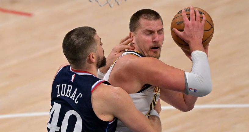 Ivica Zubac i Nikola Jokić