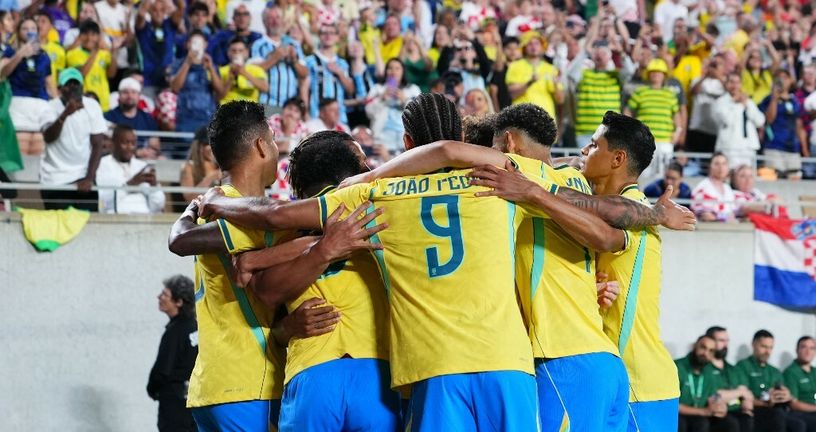 Brazil slavi gol protiv Hrvatske