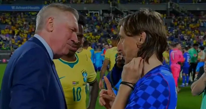 Carlo Ancelotti i Luka Modrić