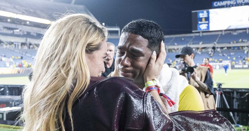 Endrick i njegova supruga