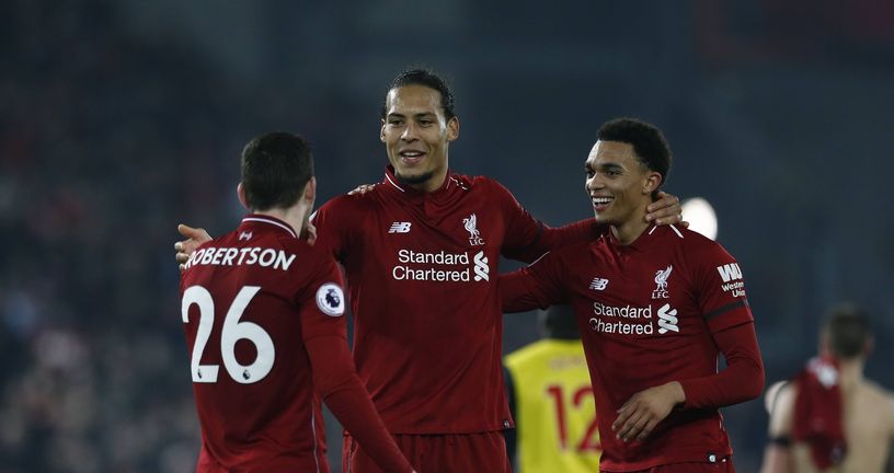 Andy Robertson, Virgil van Dijk i Trent Alexander-Arnold