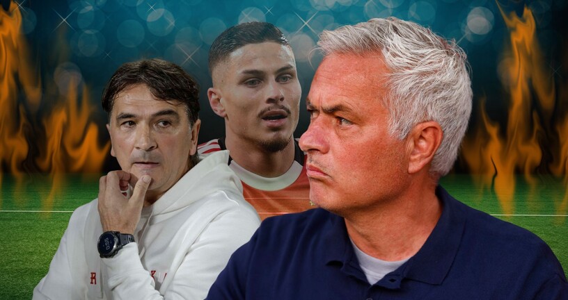Jose Mourinho, Franjo Ivanović i Zlatko Dalić