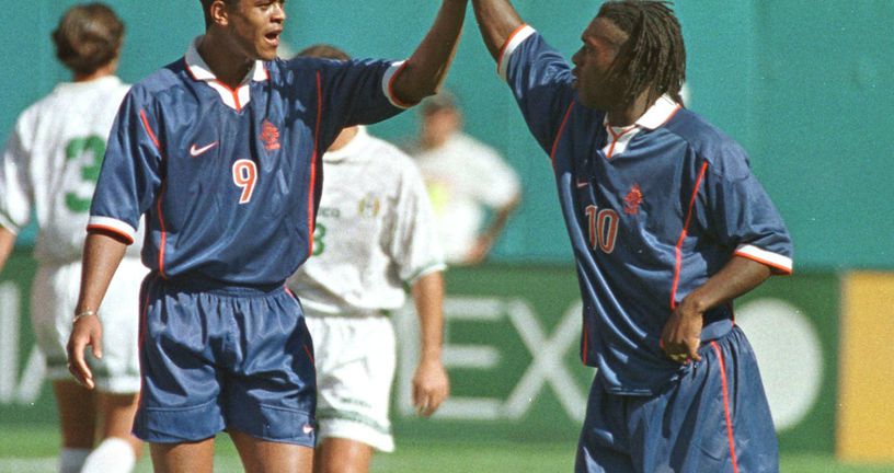 Patrick Kluivert i Clarence Seedorf (Foto: AFP)