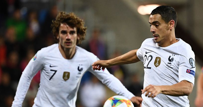 Antoine Griezmann i Wissam Ben Yedder (Foto: AFP)