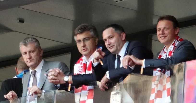 Davor Šuker, Andrej Plenković, Marijan Kustić i Gordan Jandroković (Photo: Igor Kralj/PIXSELL)