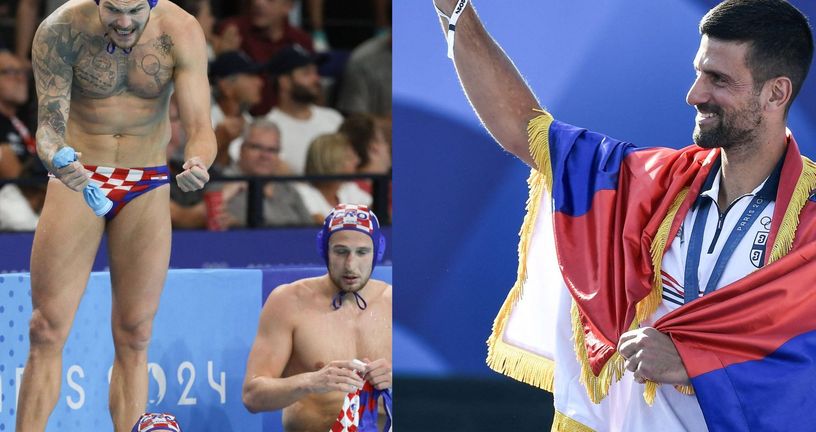 Novak Đoković i Hrvatska vaterpolo reprezentacija