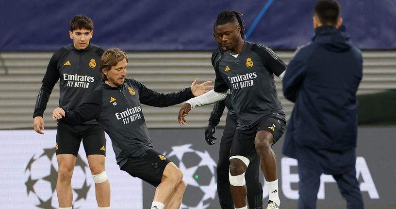 Luka Modrić i Eduardo Camavinga