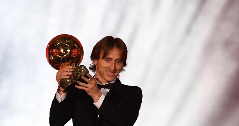 Luka Modrić sa Zlatnom loptom