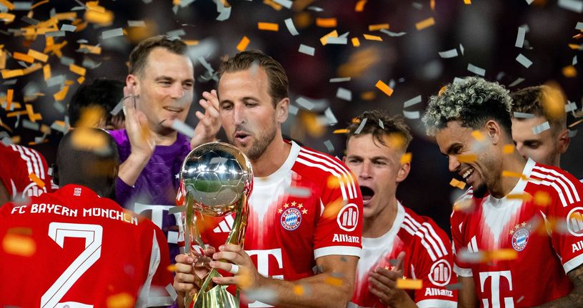 Slavlje Bayerna nakon osvajanja Superkupa