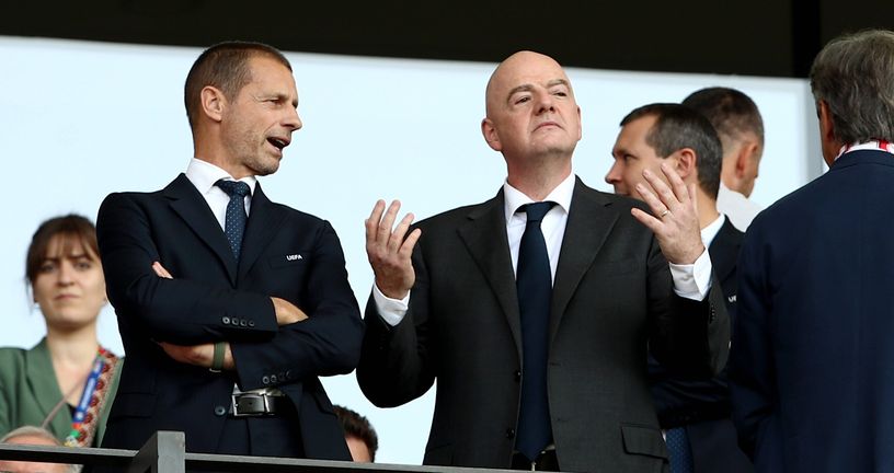 Aleksander Čeferin i Gianni Infantino
