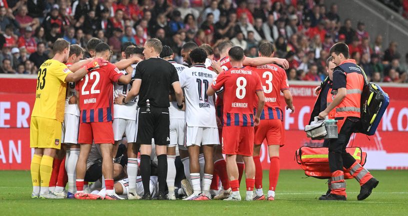Igrači na utakmici Bayern - Heidenheim
