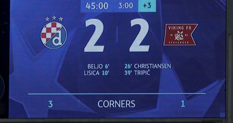 Dinamo - Viking 2:2