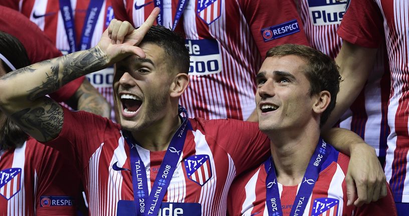 Lucas Hernandez i Antoine Griezmann (Foto: AFP)