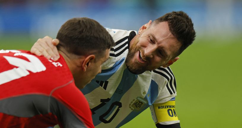 Emiliano Martinez i Lionel Messi