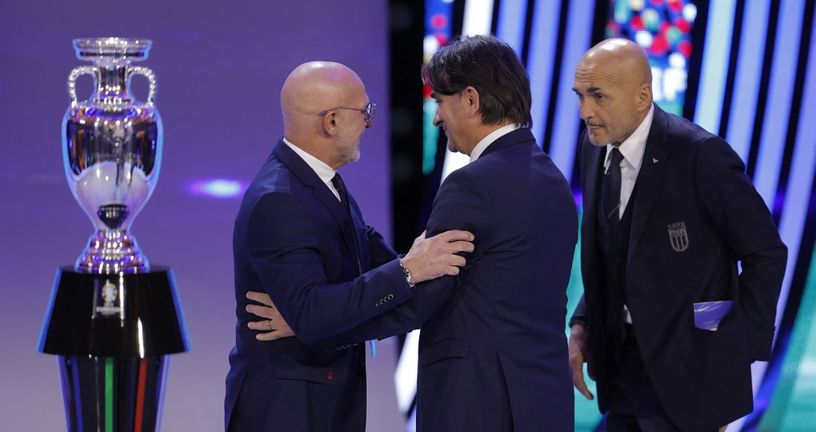 Luis de la Fuente, Zlatko Dalić i Luciano Spalletti